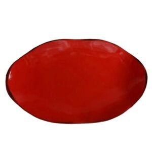 Southern Living At Home SLAH Red Cinnabar 16" Oval Oblong Serving Platter Tray